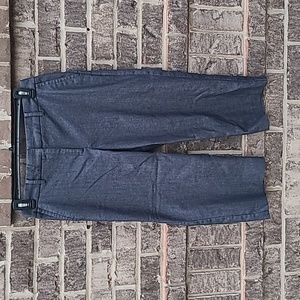 Talbots Dark Wash Capri Crop Pants Size 8p